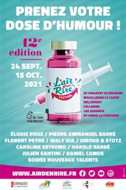 Festival L'air d'en rire - Du 24 septembre au 15 octobre 2021