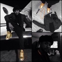 Usher: By NY, Hello ATL...#imsocold