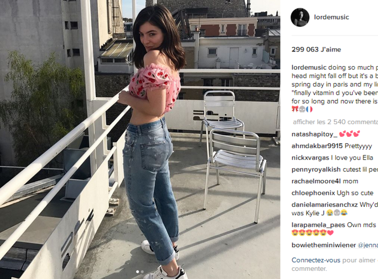 Lorde à Paris