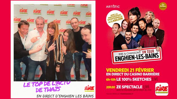 Thaïs à Enghien-les-Bains avec Rire & Chansos