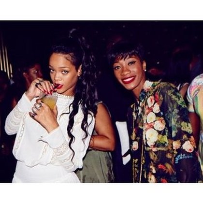 Rihanna en République Dominicaine: Rude galz !!! #DR #nightlife @mforde11