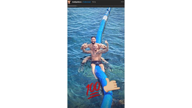 M. Pokora et Olivier Giroud