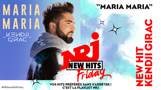 Kendji Girac dévoile son nouveau single «Maria Maria» dans le New Hit Friday !