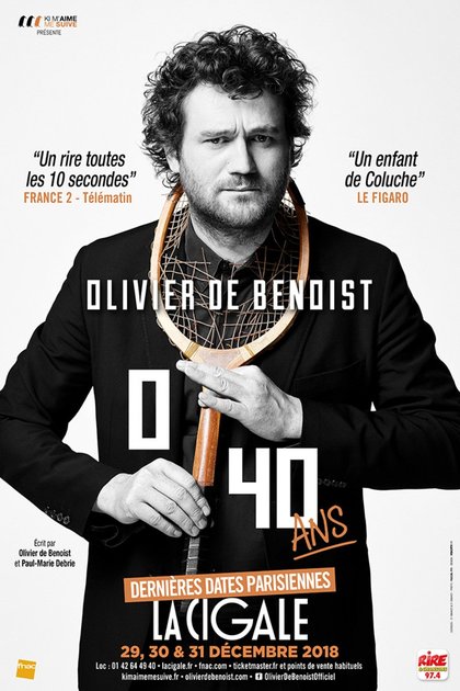 Olivier de Benoist à la Cigale avec Rire & Chansons affiche 0-40