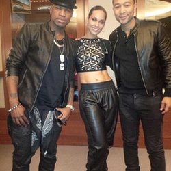 Alicia Keys avec Ne-Yo et John Legend