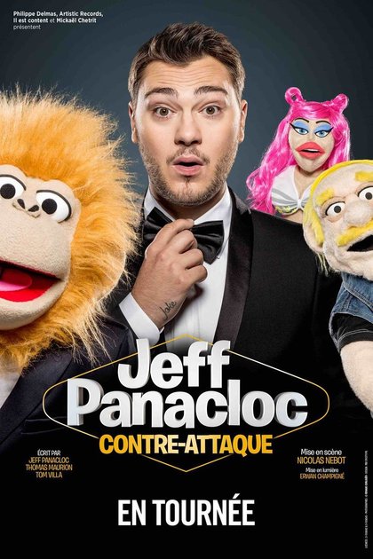 Jeff Panacloc contre-attaque - tournée - affiche