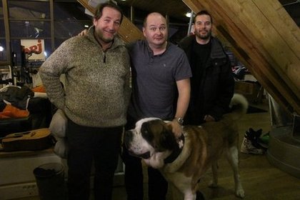 CAUET et l'équipe à Tignes