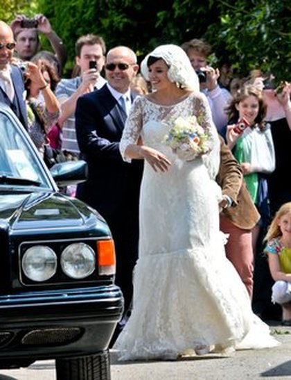 Lily Allen avec Sam Cooper - Cranham,UK, le 11 juin 2011