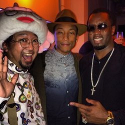 Pharell Williams: Silencio party with @takashipom @iamdiddy