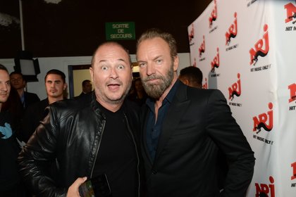 Cauet et Sting - NRJ Music Awards 2015