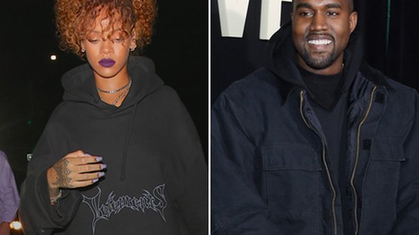 Rihanna : look décontractée pour chanter avec Kanye West !