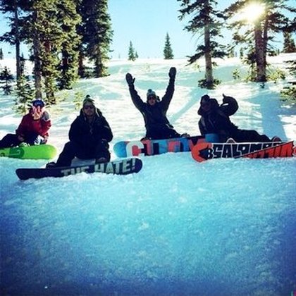 Justin Bieber au ski !