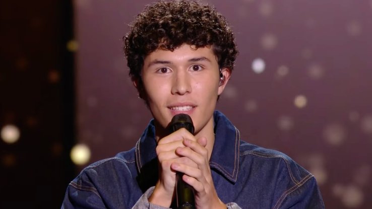Mehdi sur le scène du prime 2 de la Star Academy 2025-2026 / Capture d'écran / TF1