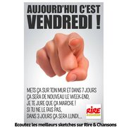 Aujourd'hui, c'est vendredi