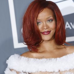 Rihanna lors des Grammy Awards, le 11 février 2011