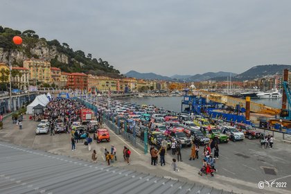 Départ officiel – Quai de l’Amiral Infernet – Nice