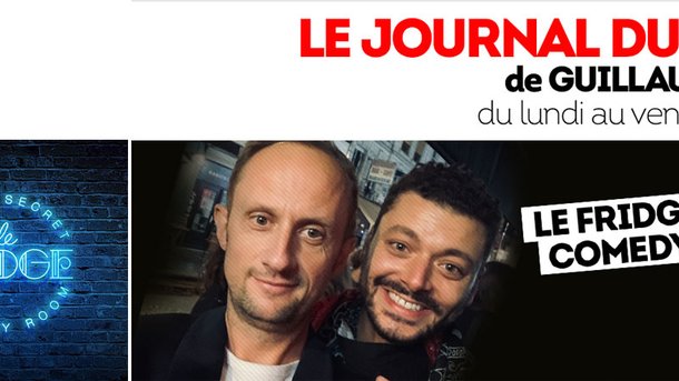 Kev Adams et Gad Elmaleh  - interviews pour l'ouverture du Fridge Comedy Club à Paris