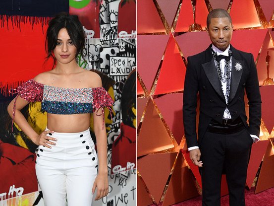 Camila Cabello et Pharrell Williams