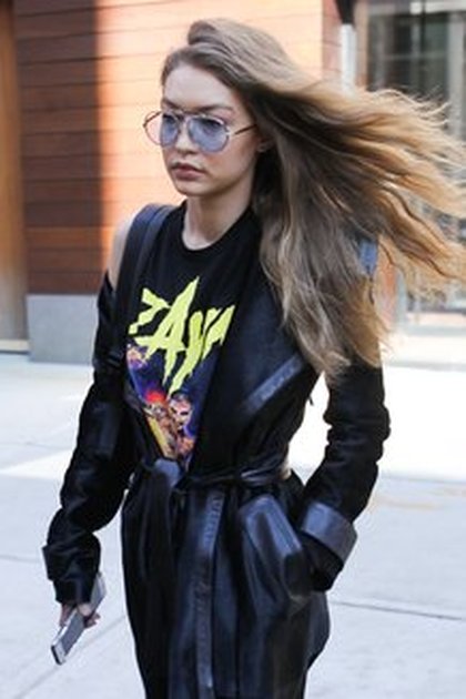 Gigi Hadid avec son T-shirt Zayn