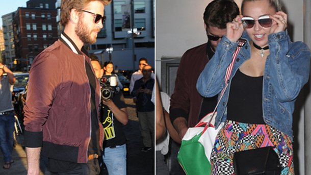 Miley Cyrus et Liam Hemsworth : super amoureux à New York!