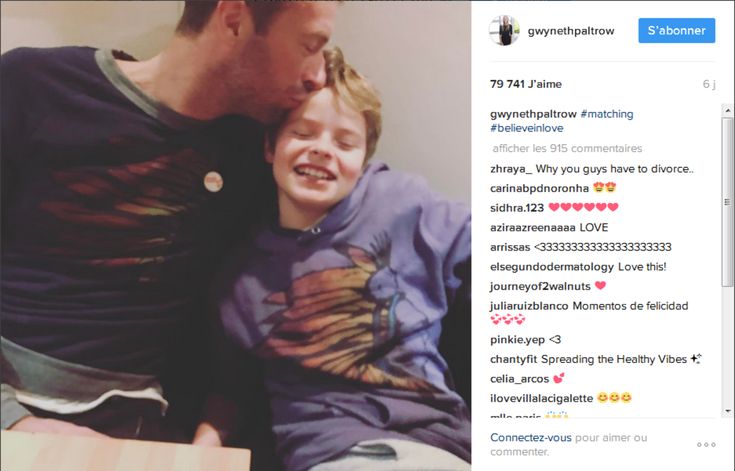 Chris Martin et son fils