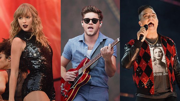 Taylor Swift: Niall Horan et Robbie Williams sont venus sur scène avec elle!