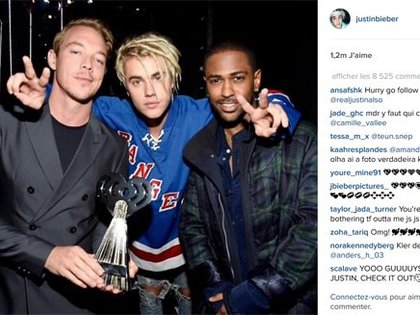 Justin Bieber, Diplo et Big Sean aux iHeart Awards