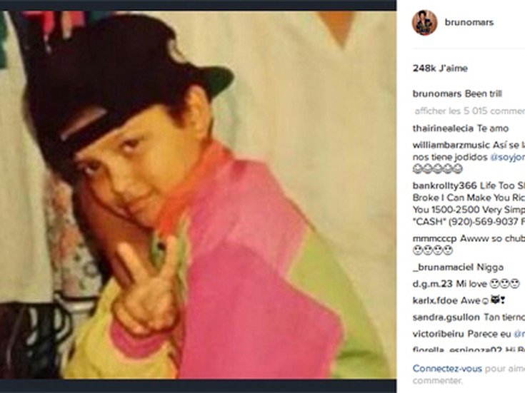 Bruno Mars enfant