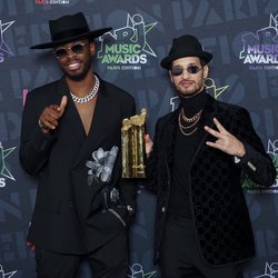 Dadju et Soolking - Photocall NRJ Music Awards Paris Edition