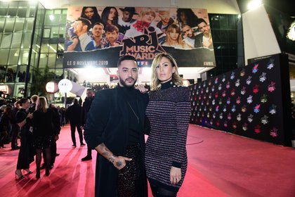 Vitaa et Slimane - Montée des Marches NRJ Music Awards 2019