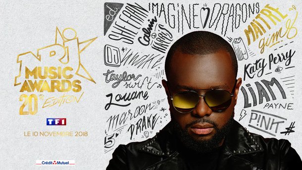 Maître Gims sur la scène des NRJ Music Awards 20th Edition!