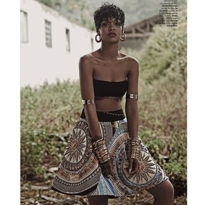 Behind The Scenes: Photos from RiRi's Vogue Brasil 