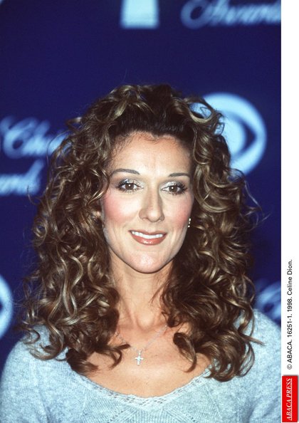 Céline Dion, avec une nouvelle coupe en 1998