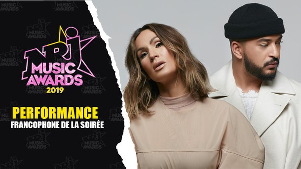 Vitaa & Slimane gagnent le NMA de la «Performance Francophone de la soirée».