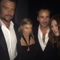 Fergie, Josh Duhamel, Tom Ford et Julian Moore