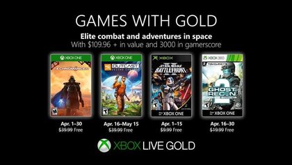 Games With Gold avril 2019 : les jeux offerts en image