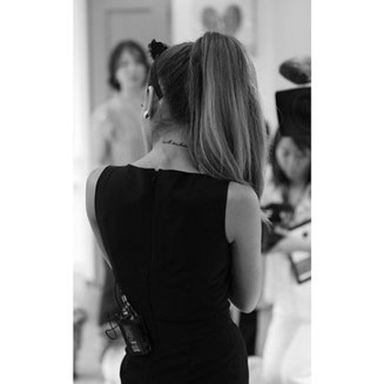 Ariana Grande: I always forget about my lil tat