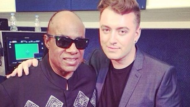 Sam Smith rencontre Stevie Wonder !