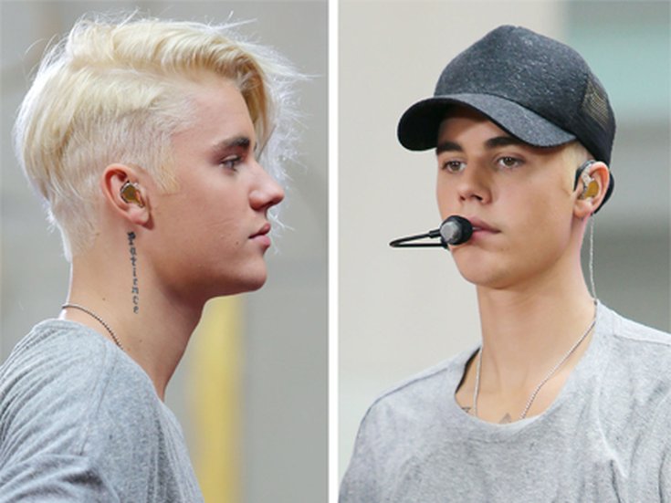 Justin Bieber repasse au blond platine