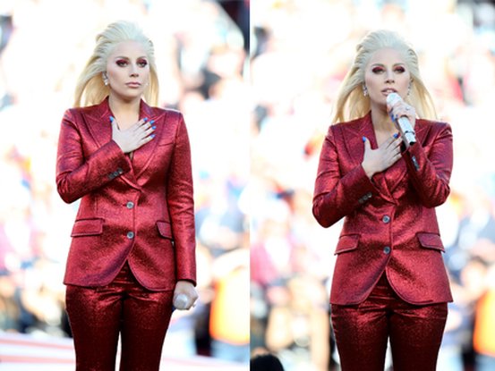 Lady Gaga lors du Super Bowl