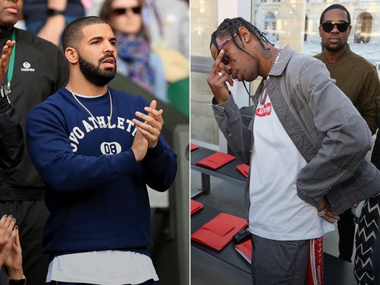 Drake et Travis Scott