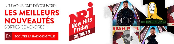 NRJ NEW HITS FRIDAY - 30 août 2019 - bandeau