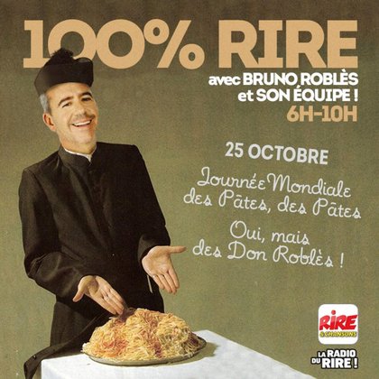 Bruno Roblès - Journée internationale de la pâte - 100% rire sur Rire & Chansons