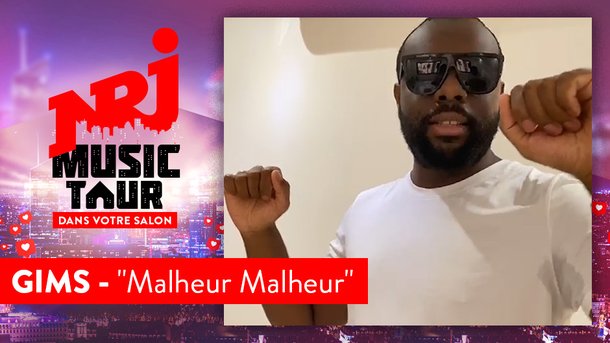 Gims «Malheur Malheur» - NRJ Music Tour dans votre salon