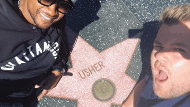 Usher fait le show dans le «Carpool Karaoke»!