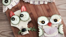 Recette sandwichs en forme de monstre