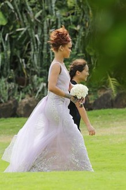 Rihanna au mariage de sa meilleure amie