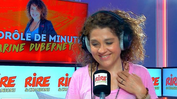Humour - Karine Dubernet : "je vais défendre notre  président. .." - La drôle de minute