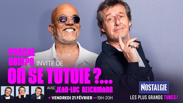 Pascal Obispo invité de "On se tutoie ?..." avec Jean-Luc Reichmann