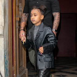 North West, fille de Kanye West et Kim Kardashian, à la Fashion Week de Paris